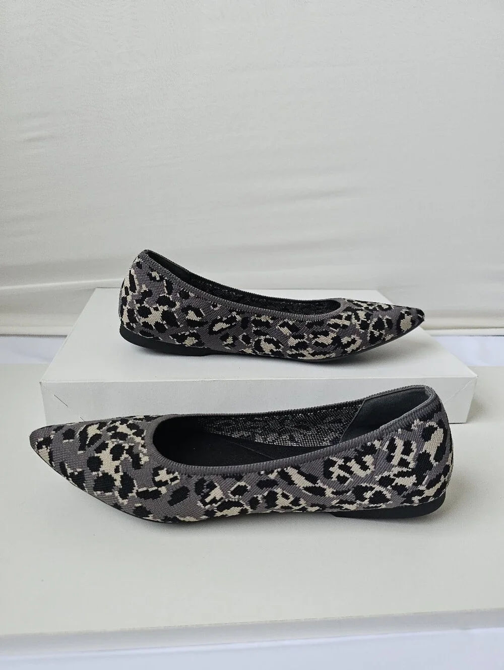 NWT Alfani Step Flex Pointed Toe Flats – Leopard Print (Size 10M)